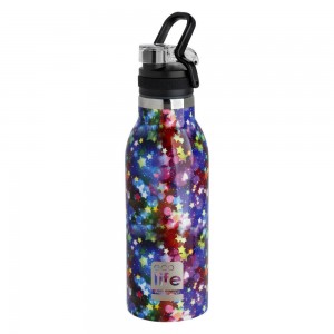 Life Green Ανοξείδωτο μπουκάλι θερμός 550ml Stardust (33-BO-3024) Life Green Ανοξείδωτο μπουκάλι θερμός 550ml Stardust (33-BO-3024)