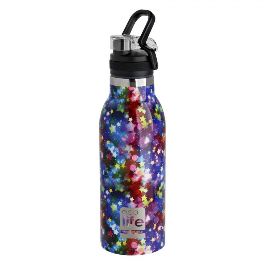 Life Green Ανοξείδωτο μπουκάλι θερμός 550ml Stardust (33-BO-3024)