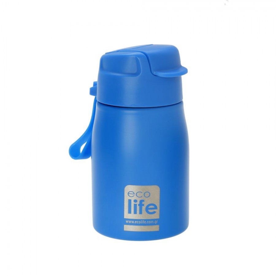 Life Green Blue παγουράκι 400ml Eσωτερικό καλαμάκι (33-BO-1998)