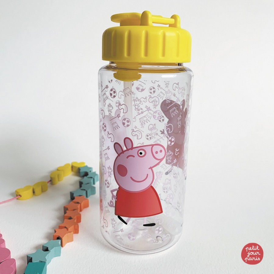 Petit Jour Paris Παγούρι 350ml Με Καλαμάκι Peppa Pig  (52-900/10)