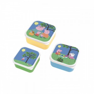 Petit Jour Paris Φαγητοδοχεία (Σετ 3τμχ) Peppa Pig (52-994/10) Petit Jour Paris Φαγητοδοχεία (Σετ 3τμχ) Peppa Pig (52-994/10)