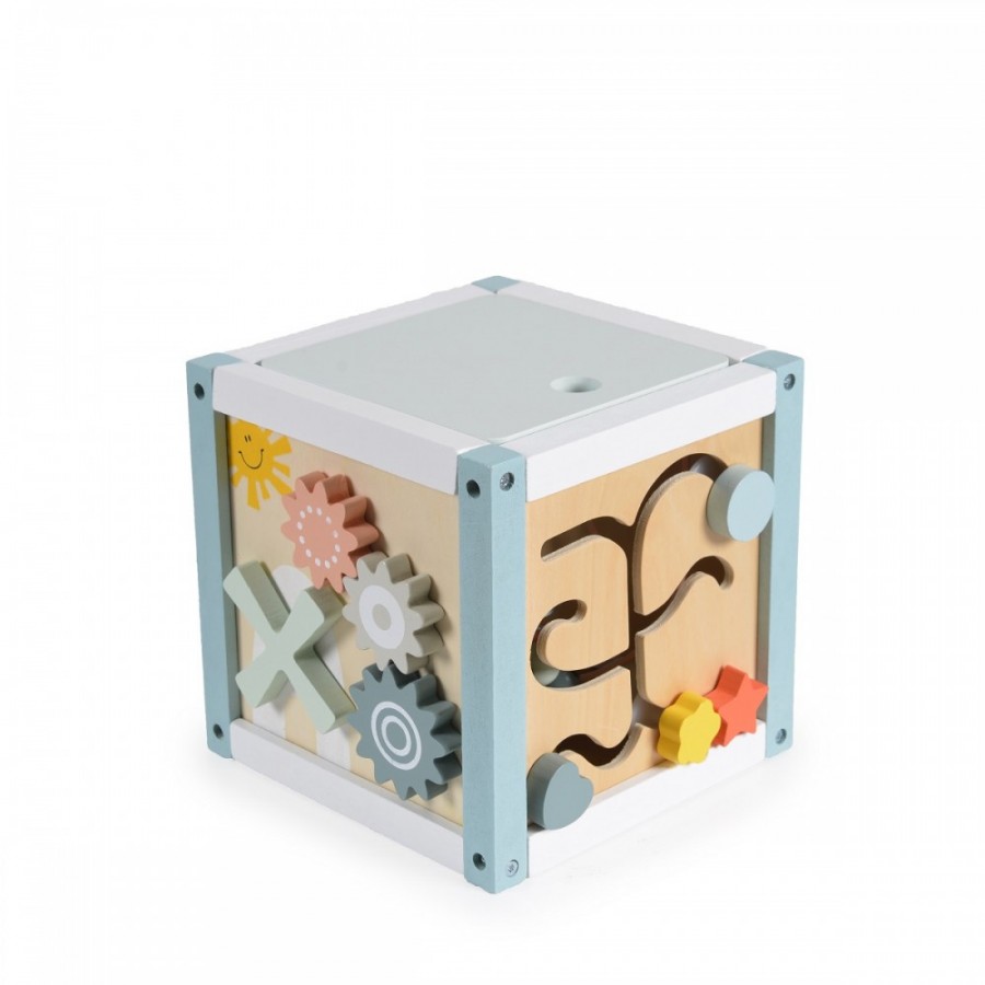 Moni Toys Wooden activity cube 1020 7 pcs (3800146223007)