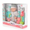 Moni Toys Σετ Μωρού 12" με αξεσουάρ για φαγητό & Μπάνιο (3800146223533)