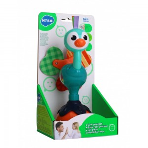 Hola Cute Peacock 3150C Παιχνίδι με βεντούζα για τη καρέκλα φαγητού (3800146223939) Hola Cute Peacock 3150C Παιχνίδι με βεντούζα για τη καρέκλα φαγητού (3800146223939)