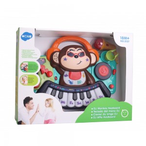 Hola Μουσικό Παιδικό Πιανάκι DJ Monkey 3137  με μουσική ,ηχητικά  εφέ & μικρόφωνο (3800146224189) Hola Μουσικό Παιδικό Πιανάκι DJ Monkey 3137  με μουσική ,ηχητικά  εφέ & μικρόφωνο (3800146224189)