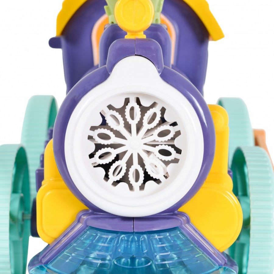 Moni Toys Παιχνίδι με μηχανισμό για Σαπουνόφουσκες Train Blue Wheels BV092 (3800146224233)
