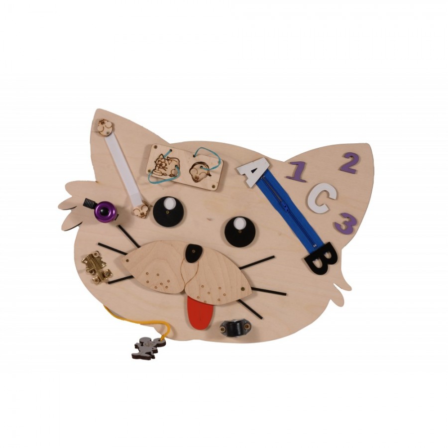 Cangaroo Εκπαιδευτικό Παιχνίδι Montessori Πίνακας Cat από Ξύλο (3800146224554)