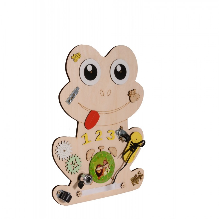 Cangaroo Εκπαιδευτικό Παιχνίδι Montessori Πίνακας Frog από Ξύλο (3800146224578)