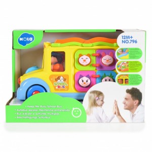 Hola  Σχολικό λεωφορείο με ήχους & φώτα 796 (3800146224660) Hola  Σχολικό λεωφορείο με ήχους & φώτα 796 (3800146224660)