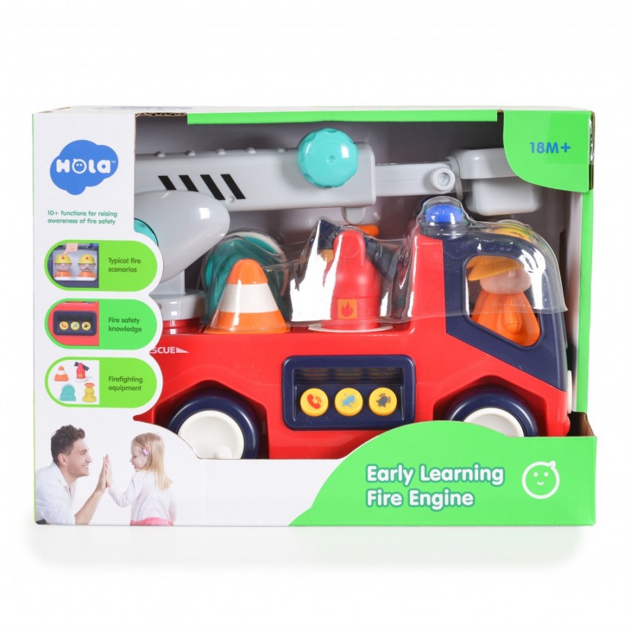 Hola Πυροσβεστικό Όχημα Early learning Fire Engine E9998 (3800146224899)