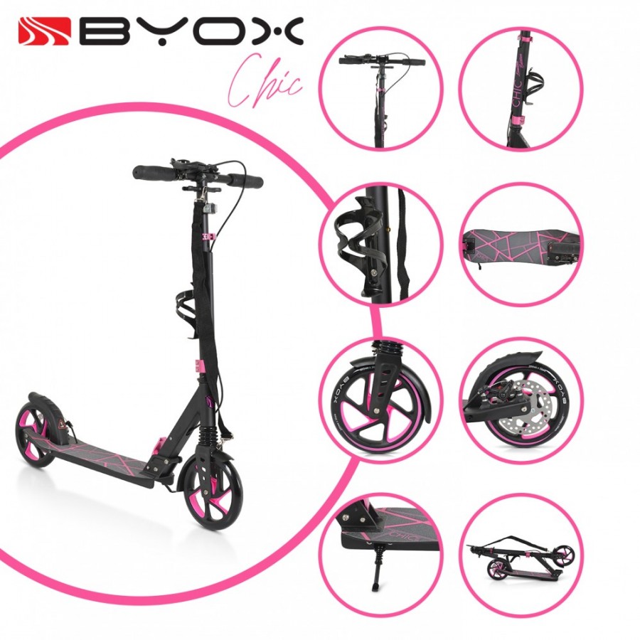 Byox Πατίνι Scooter Chic Pink (3800146228415)