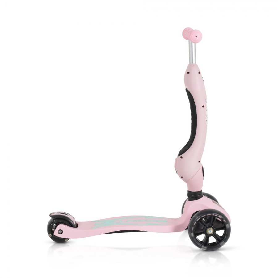 Byox Scooter Skiddy με φωτιζόμενες ρόδες Pink (3800146228620)