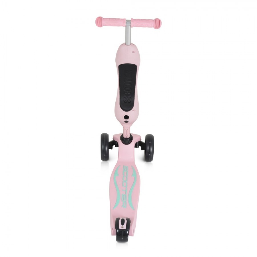 Byox Scooter Skiddy με φωτιζόμενες ρόδες Pink (3800146228620)