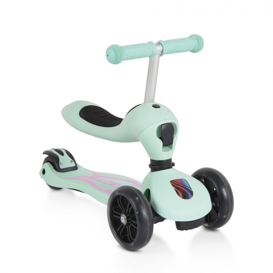 Byox Scooter Skiddy με φωτιζόμενες ρόδες Blue (3800146228637)