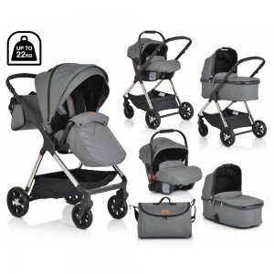 Cangaroo Σύστημα Mετακίνησης 3 σε 1 Empire Dark Grey (3800146235925) Cangaroo Σύστημα Mετακίνησης 3 σε 1 Empire Dark Grey (3800146235925)