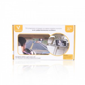 Cangaroo Αμβλιγώνιος Καθρεπτης Αυτοκινήτου Για Βρεφικό Κάθισμα (3800146262150) Cangaroo Αμβλιγώνιος Καθρεπτης Αυτοκινήτου Για Βρεφικό Κάθισμα (3800146262150)