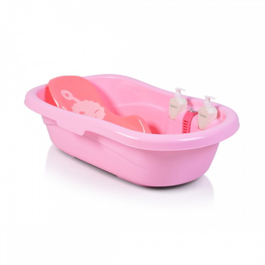 Cangaroo Βρεφική Μπανιέρα Santorini 90cm Pink (3800146264376)