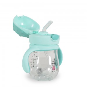 Cangaroo Παιδικό Ποτηράκι με Λαβές και Καλαμάκι από Πλαστικό Brillo  Blue 250ml για 6m+ A0033 (3800146269531) Cangaroo Παιδικό Ποτηράκι με Λαβές και Καλαμάκι από Πλαστικό Brillo  Blue 250ml για 6m+ A0033 (3800146269531)