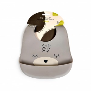 Cangaroo Σαλιάρα Σιλικόνης Oscar Grey (3800146269593) Cangaroo Σαλιάρα Σιλικόνης Oscar Grey (3800146269593)