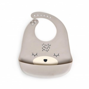 Cangaroo Σαλιάρα Σιλικόνης Oscar Grey (3800146269593) Cangaroo Σαλιάρα Σιλικόνης Oscar Grey (3800146269593)
