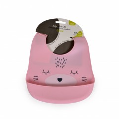 Cangaroo Σαλιάρα Σιλικόνης Oscar Pink (3800146269616) Cangaroo Σαλιάρα Σιλικόνης Oscar Pink (3800146269616)