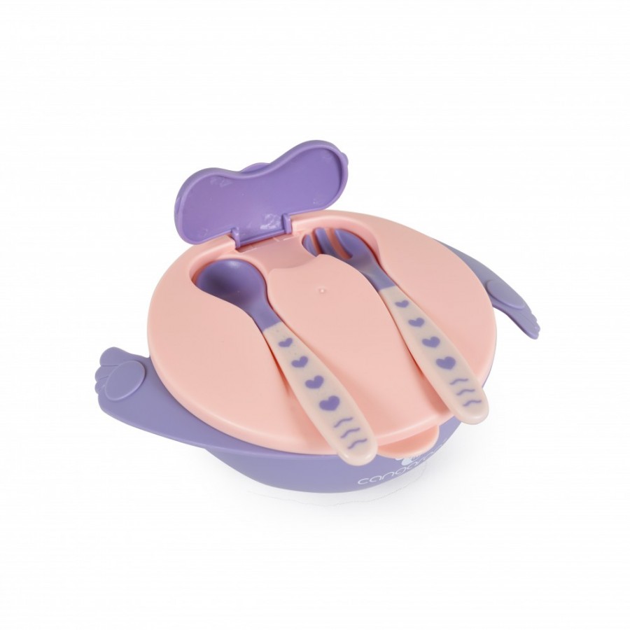 Cangaroo πολάκι με Κουτάλι και Πιρούνι Jelly pink (3800146269753_1)