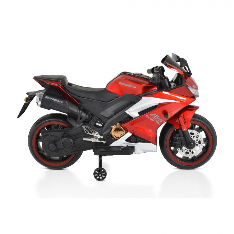 Moni Ηλεκτροκίνητη Μηχανή 12V Moni BO Motocross painting Red (3801005000333)