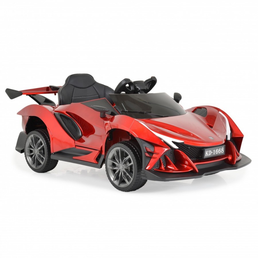 Moni Παιδικό Ηλεκτροκίνητο Αυτοκίνητο Μονοθέσιο με Τηλεκοντρόλ Flash 12 Volt Red (3801005000654)