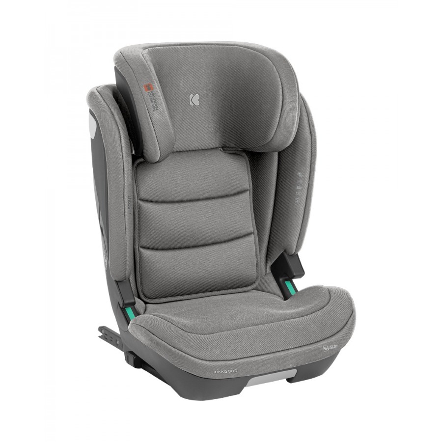 Kikka Boo Κάθισμα Αυτοκινήτου 100-150 cm i-Scout i-SIZE Light Grey (41002150019)