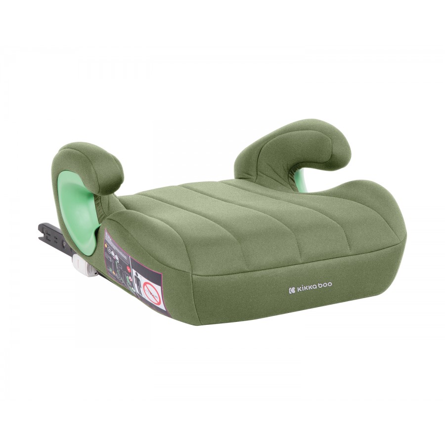 KikkaBoo Κάθισμα Αυτοκινήτου Booster I-way i-Size με Isofix Army Green (41002160005)