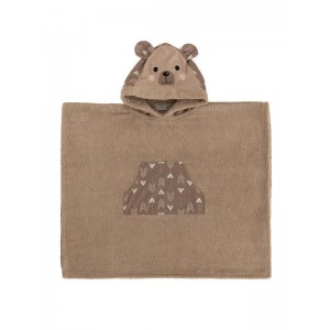 Palamaiki Παιδική Πετσέτα Teddy με κουκούλα Καφέ 120 x 70εκ. (5205857264758)