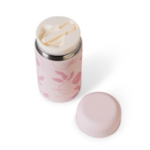 Saro Θερμός Φαγητού Leaves Dusty Pink 500ml (52242) Saro Θερμός Φαγητού Leaves Dusty Pink 500ml (52242)