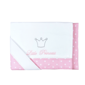 Baby Star Σετ σεντόνια τριών τεμαχίων για κούνια Princess (5365P)
