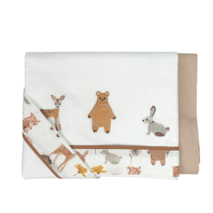 Baby Star Σετ σεντόνια τριών τεμαχίων για κούνια Forest Friends ( 5370) Baby Star Σετ σεντόνια τριών τεμαχίων για κούνια Forest Friends ( 5370)