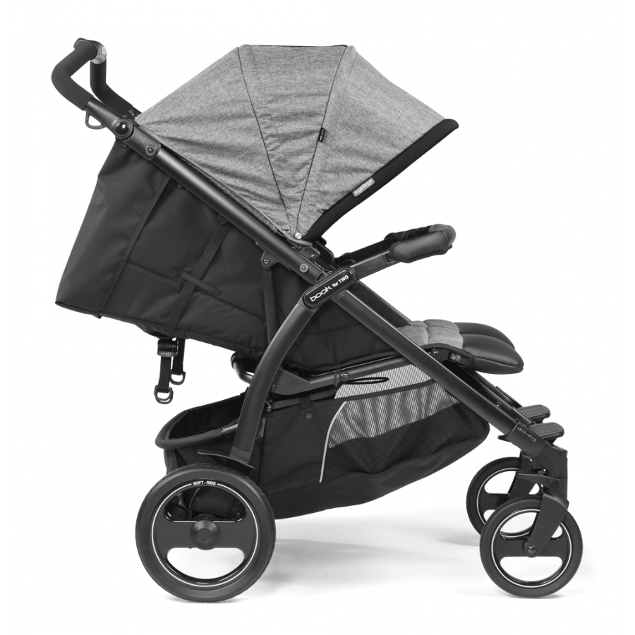 Καρότσι για δίδυμα Peg Perego Book For Two Quartz (5449GL53)