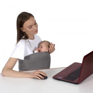 Sevi Bebe Skin To Skin Sling Grey (573-13)