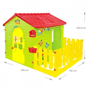 Mochtoys Παιδικό Σπίτι Με Φράχτη (5907442108392) Mochtoys Παιδικό Σπίτι Με Φράχτη (5907442108392)