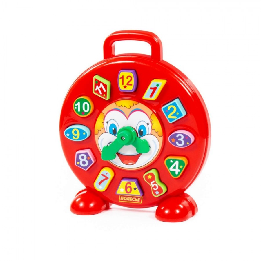 Polesie Παιχνίδι Ρολόι Ταξινόμησης Σχημάτων Και Αριθμών Clown clock shape sorter (62741)