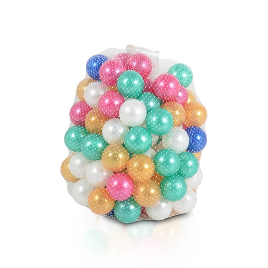 Pilsan Χρωματιστά Μπαλάκια 7cm 100 Τεμάχια Pearl (8693461101168)