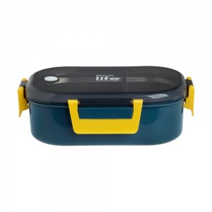 Life Green Φαγητοδοχείο 900ml Με χώρισμα Blue (33-BO-9069) Life Green Φαγητοδοχείο 900ml Με χώρισμα Blue (33-BO-9069)