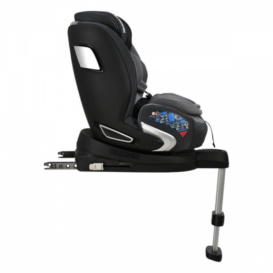 Bebestars Κάθισμα Αυτοκινήτου Prime I-size 360° Isofix Grey (915-186)