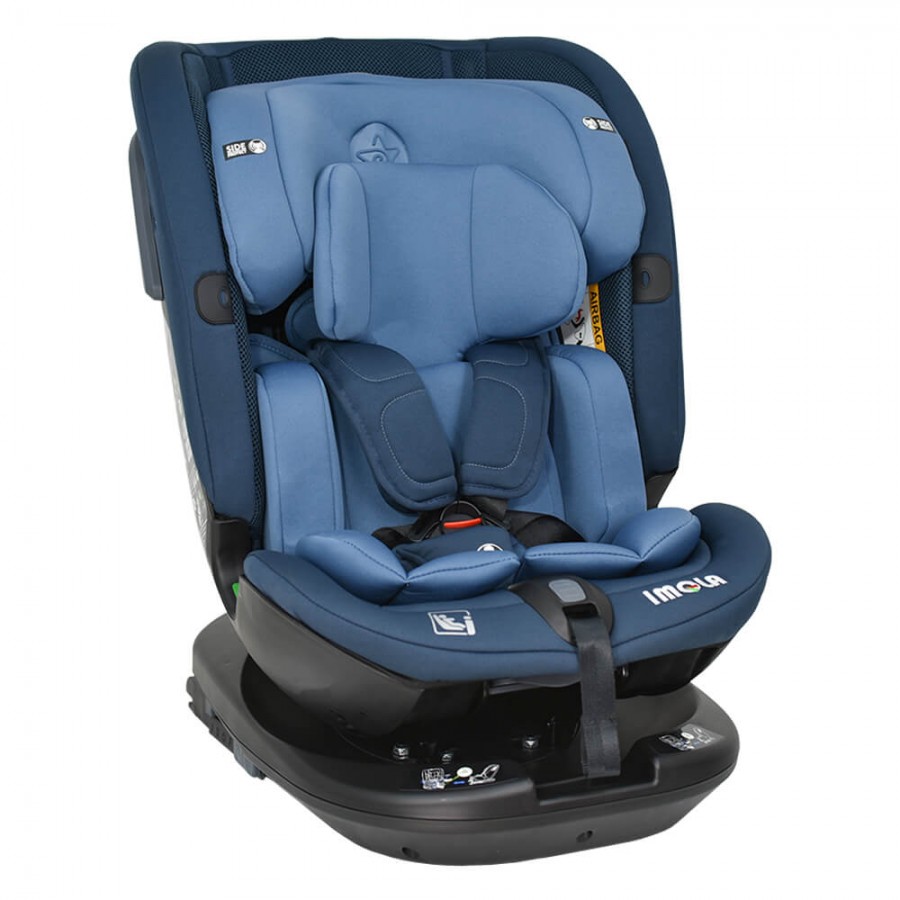 Bebestars Κάθισμα Αυτοκινήτου Imola Isofix i-Size 360° Marine Blue (923-184)