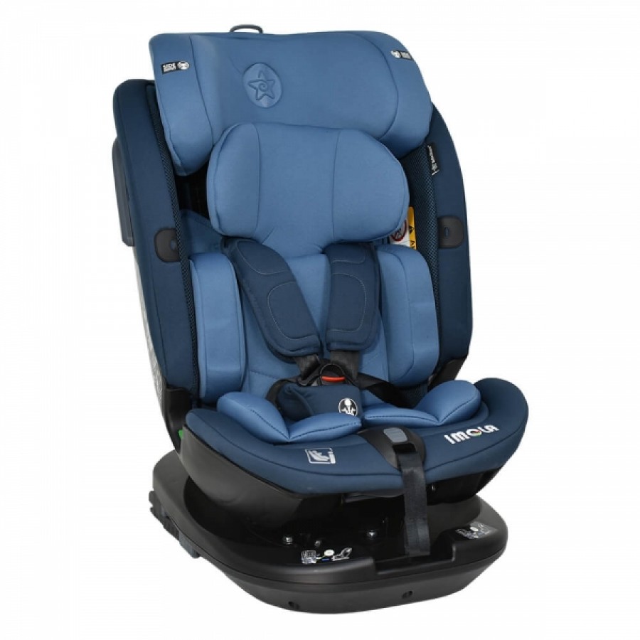 Bebestars Κάθισμα Αυτοκινήτου Imola Isofix i-Size 360° Marine Blue (923-184)