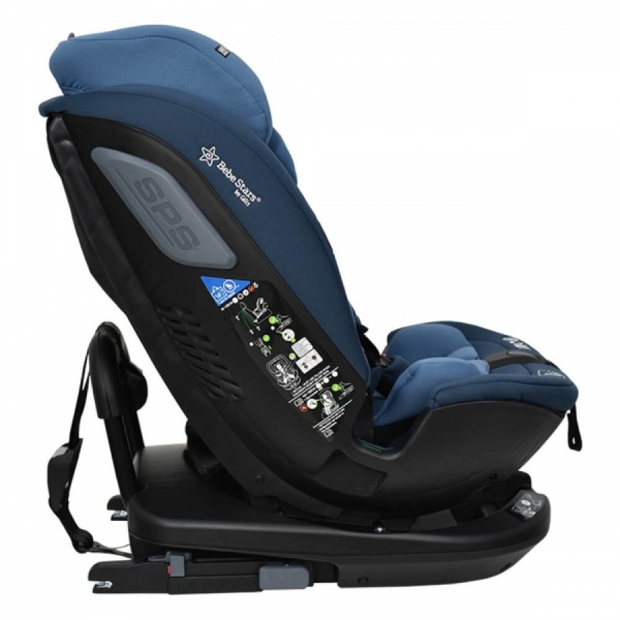 Bebestars Κάθισμα Αυτοκινήτου Imola Isofix i-Size 360° Marine Blue (923-184)