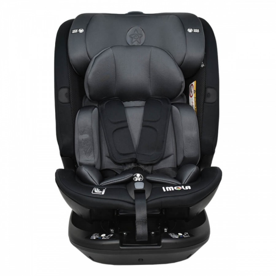 Bebestars Κάθισμα Αυτοκινήτου Imola Isofix i-Size 360° Black (923-188)