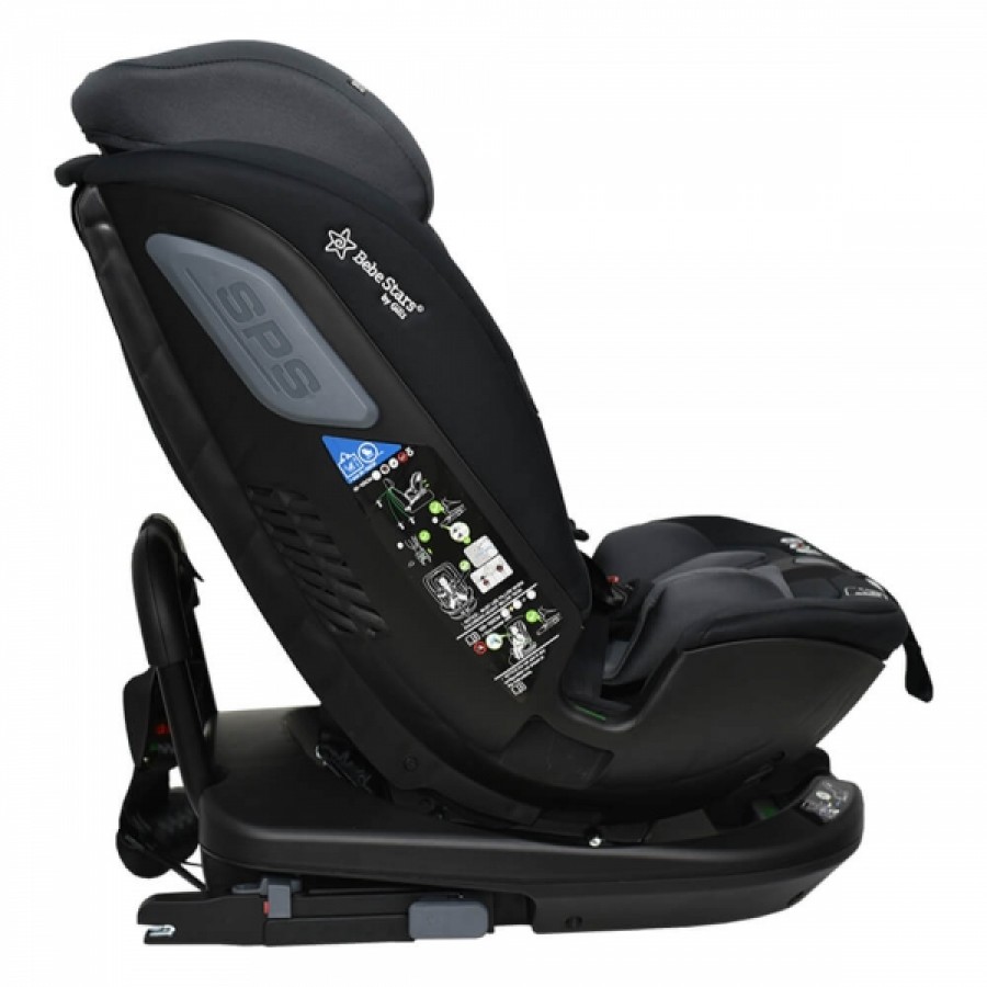 Bebestars Κάθισμα Αυτοκινήτου Imola Isofix i-Size 360° Black (923-188)