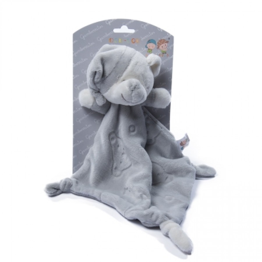 Camberritos Πανάκι Παρηγοριάς Sleeping Bear Γκρι 20cm. (9795-4)