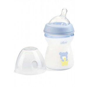 Μπιμπερό Πλαστικό Natural Feeling 250ml Σιέλ  (A60-81323-20)