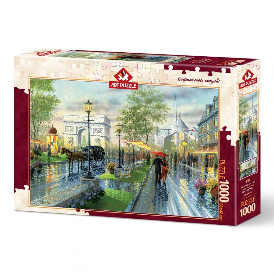 Art Puzzle: 1000τμχ - Spring Walk, Paris -Ken Shotwell (ART4225)