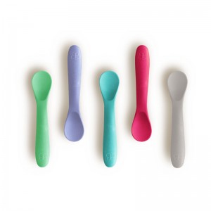 Bbluv Spoon Σετ 5 Κουτάλια Σιλικόνης Ροζ (B0190-P) Bbluv Spoon Σετ 5 Κουτάλια Σιλικόνης Ροζ (B0190-P)